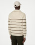 Marks & Spencer "Cotton Blend Striped Half Zip Jumper"